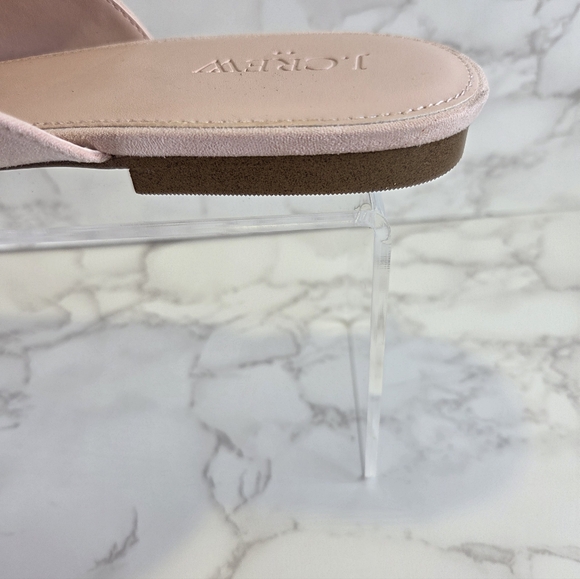 J. Crew Blush Knotted Suede Pointed-Toe Mules - Picture 3 of 5